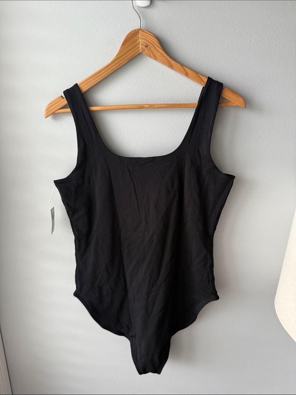 Old Navy Black Double-Layer Scoop-Neck Bodysuit NWT‎ - Picture 9 of 11